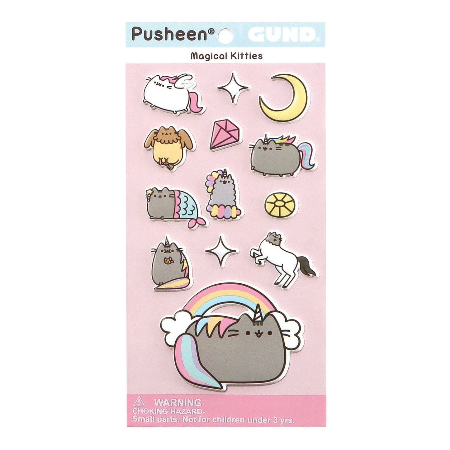 Pusheen Magical Kitties Puffy Stickers - Shelburne Country Store