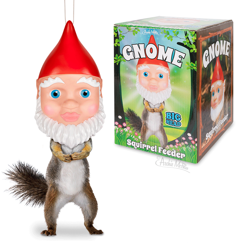 Gnome Squirrel Feeder - Shelburne Country Store