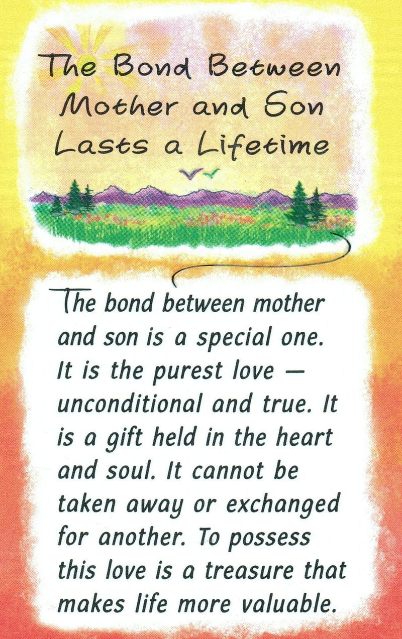 The Bond Between Mother And Son Lasts A Lifetime - Wallet Card - Shelburne Country Store