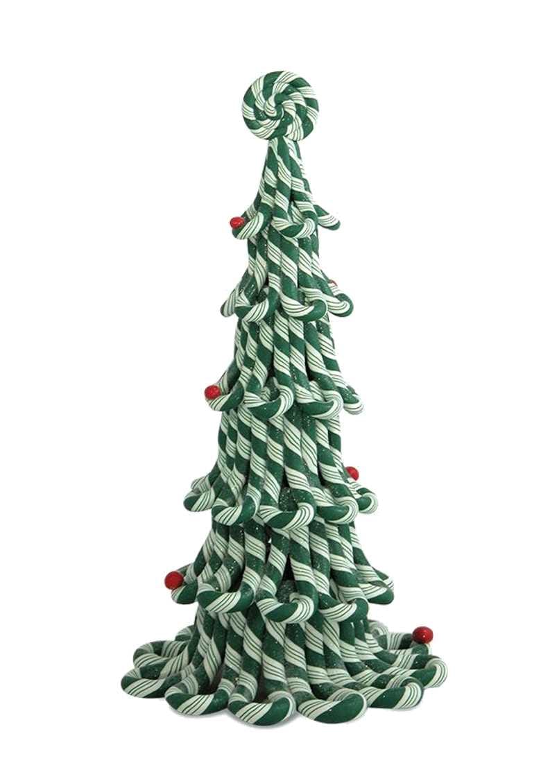 12 Inch Green Candycane Tree - Shelburne Country Store
