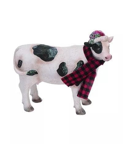 Geoff Allen Christmas Farm Animal Figurine - Cow - Shelburne Country Store