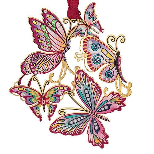 Springtime Butterfly Collage Ornament - Shelburne Country Store