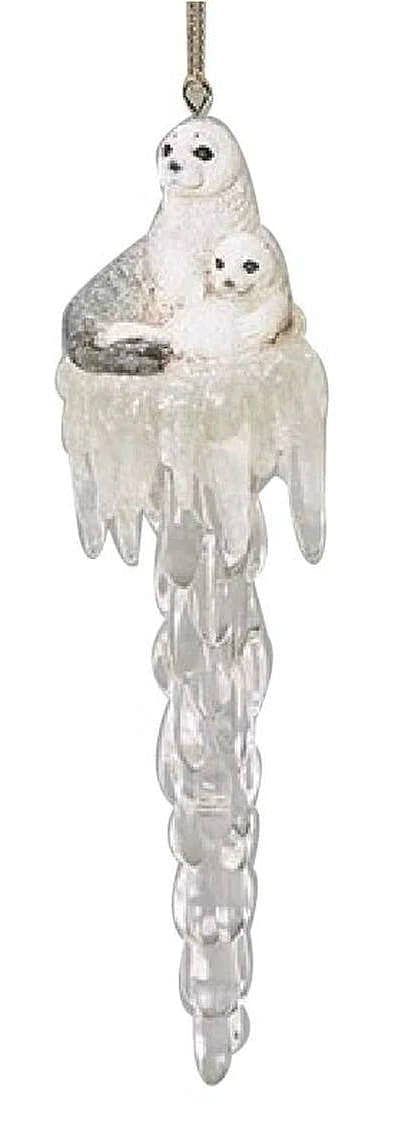 Arctic Family Icicle Ornament -  Seal - Shelburne Country Store