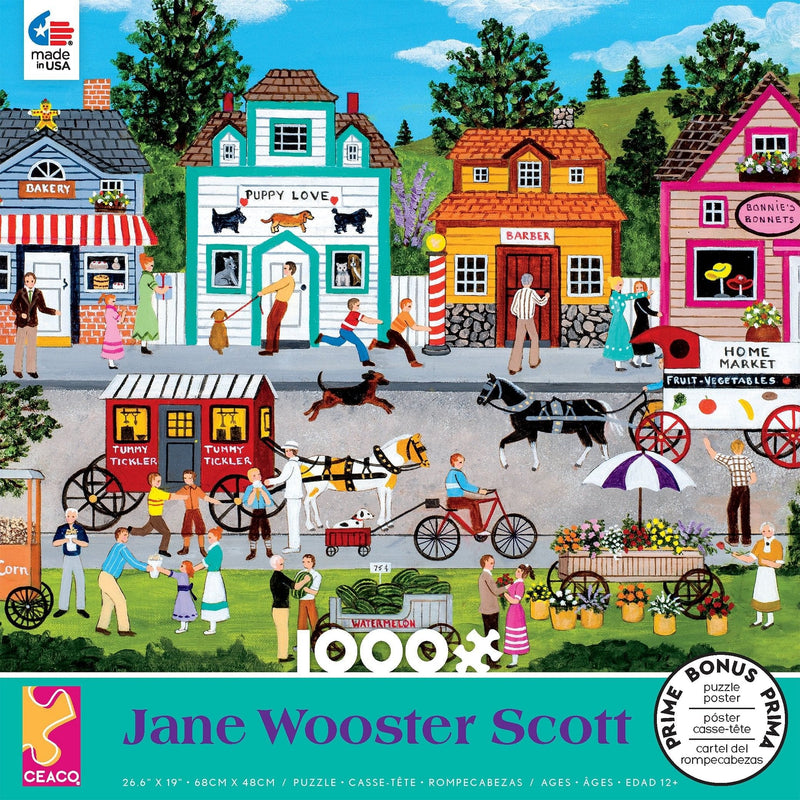 Jane Wooster Scott  - Happy Go Lucky - 1000 piece Puzzle - Shelburne Country Store