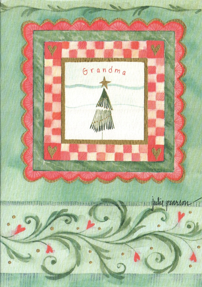 Christmas Card - Grandma Framed Tree - Shelburne Country Store