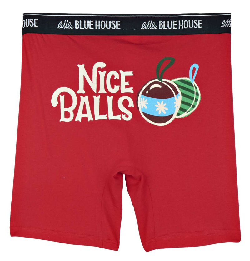 Men's Boxers - Nice Balls (Ornaments) - - Shelburne Country Store