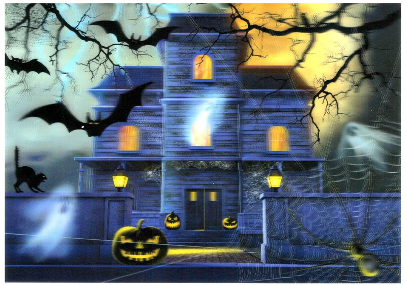3D Haunted House Card - Shelburne Country Store
