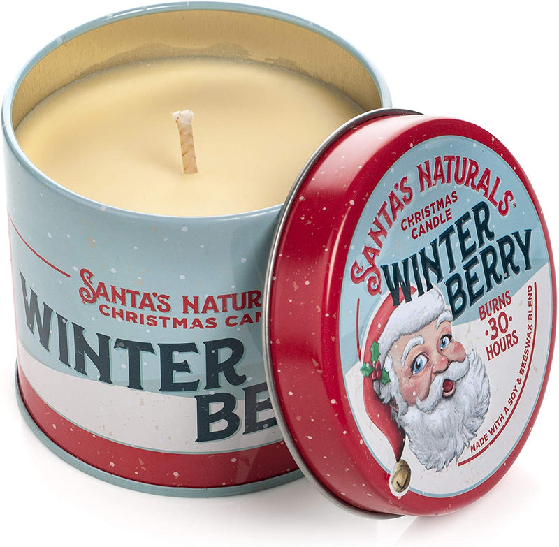 Winter Berry 9oz Tin Candle - Shelburne Country Store