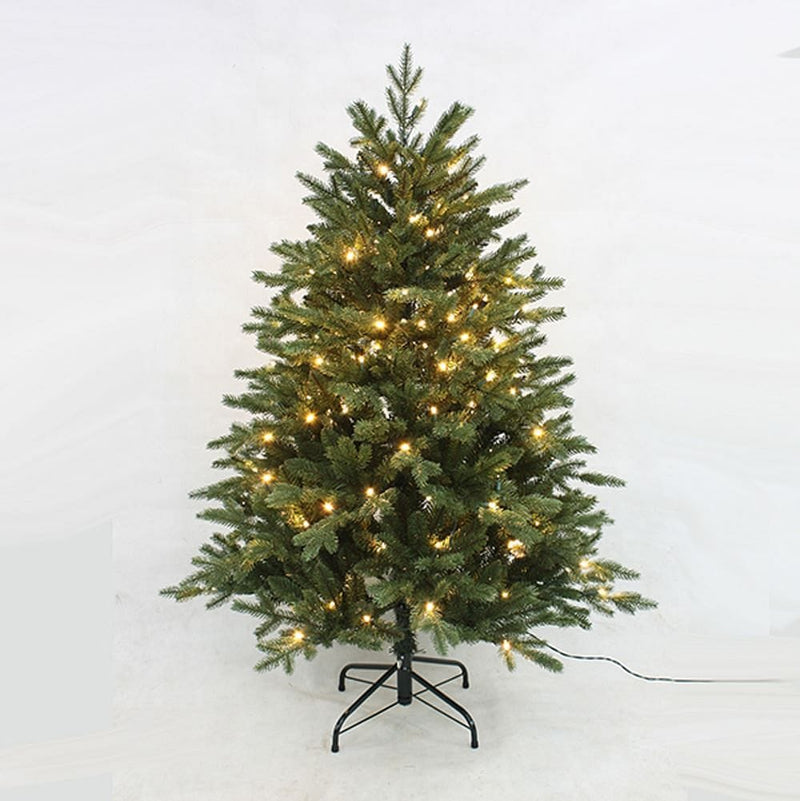 4.5-Foot Pre-Lit LED PE Pine Christmas Tree - Shelburne Country Store