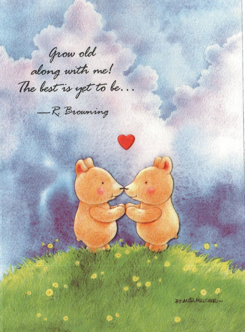 Two Kissing Bears Valentine's Day Greeting Card - Shelburne Country Store