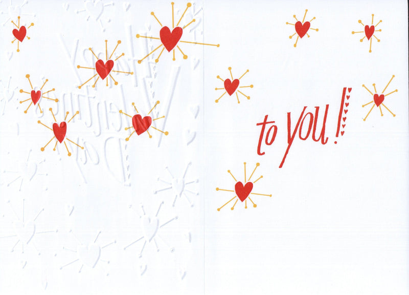 Embossed Hearts - Happy Valentine's Day - Shelburne Country Store