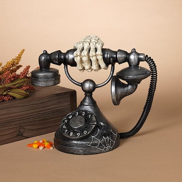 Resin Antique Telephone with Spooky Ringing Sound - Shelburne Country Store