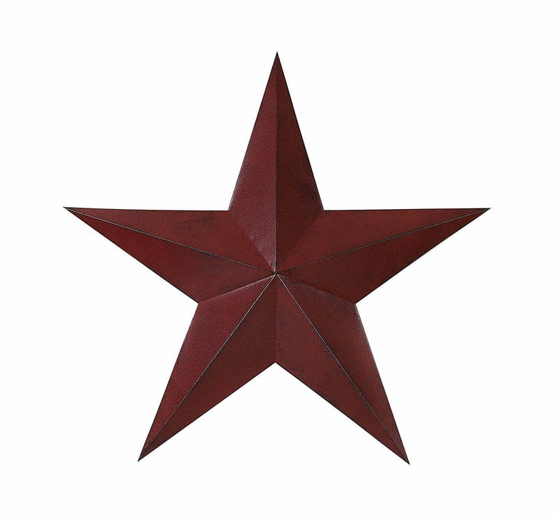 36" Red & Black Barn Star - Shelburne Country Store