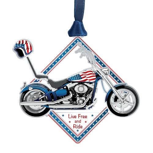 Live Free and Ride Ornament - Shelburne Country Store