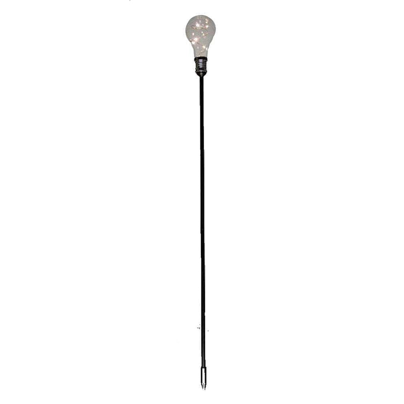 34.25'' H Solar Powered Bulb Yard and Garden Stakes with 8 Warm White Micro LED Lights - Shelburne Country Store