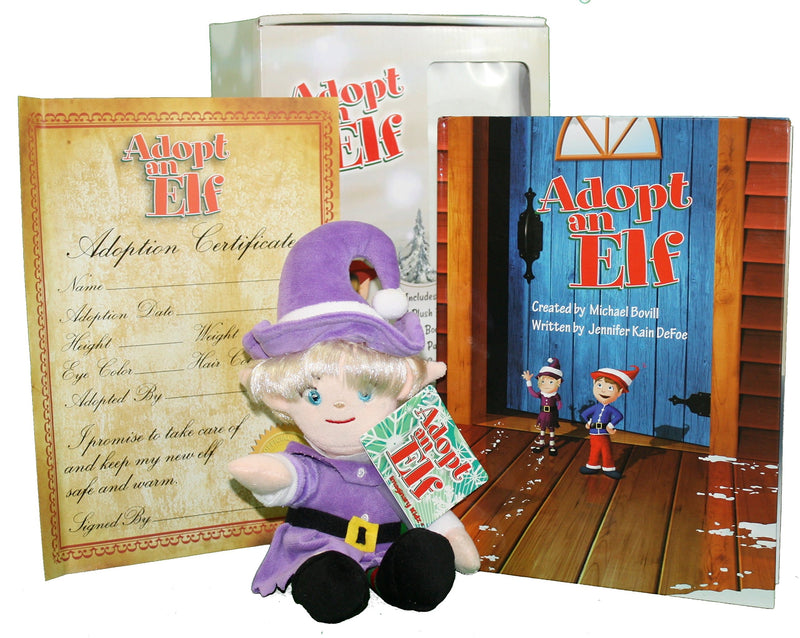 Adopt An Elf Set With Book - - Shelburne Country Store