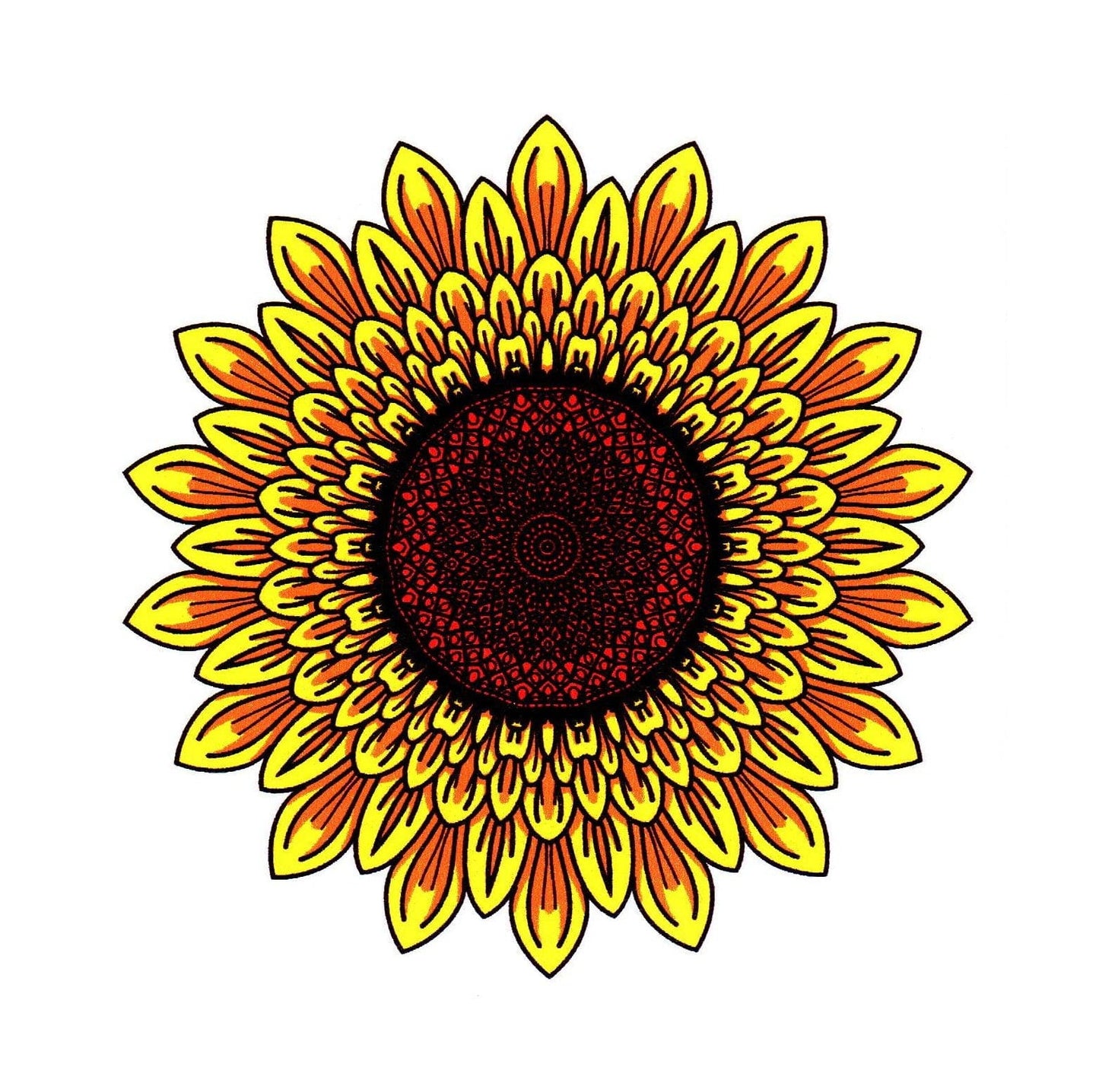 Sunflower Sticker - Shelburne Country Store