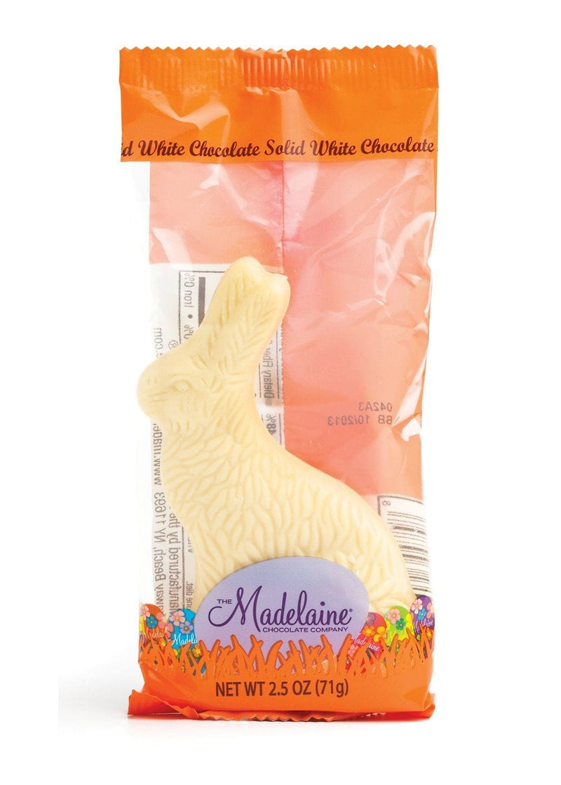 Sitting White Chocolate Rabbit - 2.5 Ounce - Shelburne Country Store