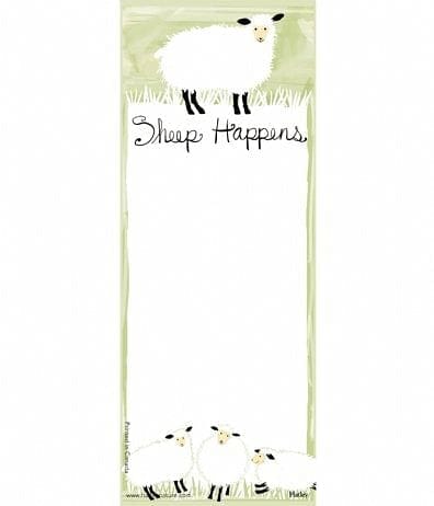 Hatley Magnetic List Pad - Sheep Happen - Shelburne Country Store