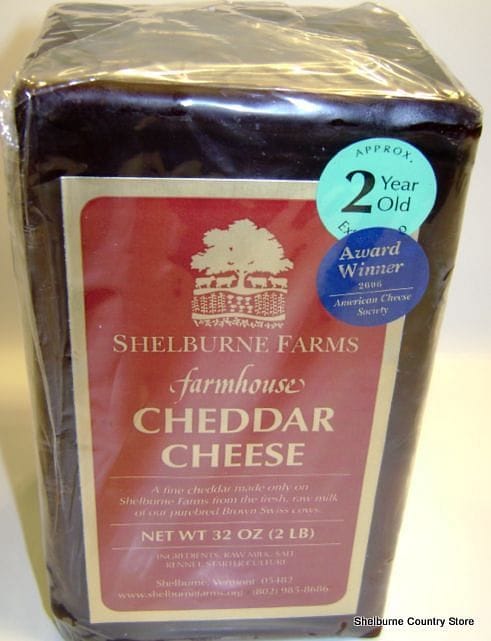 Shelburne Farms Cheddar Cheese -2 Year - - Shelburne Country Store