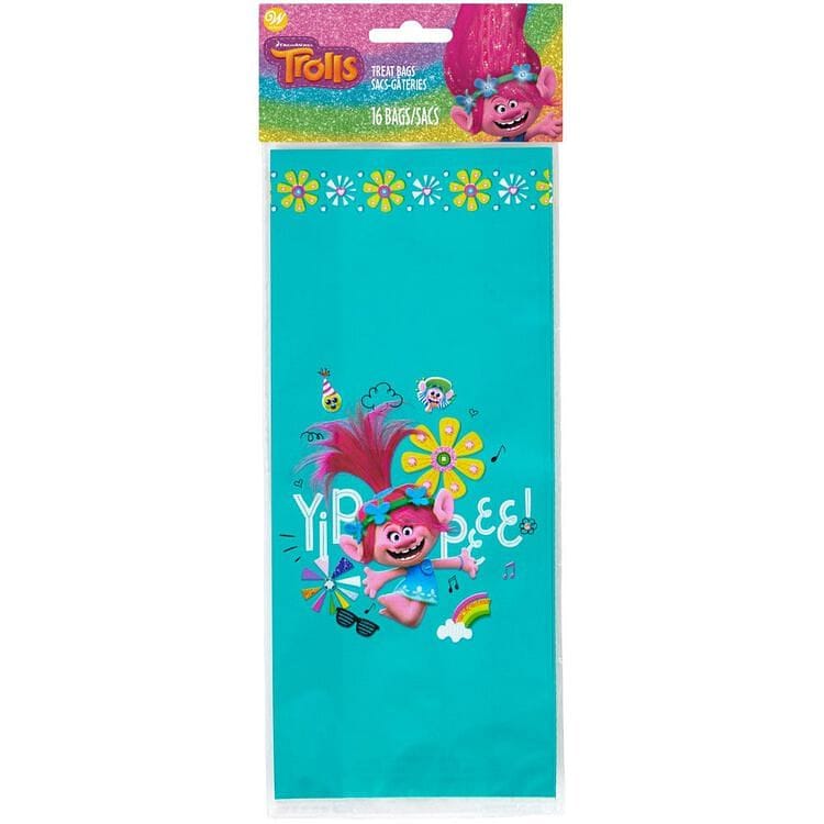 Trolls Treat Bags - 16 Count - Shelburne Country Store