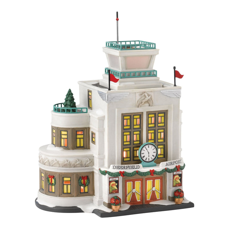 Department 56  Village Deerfield Airport Lit House, 8.19 Inch - Shelburne Country Store