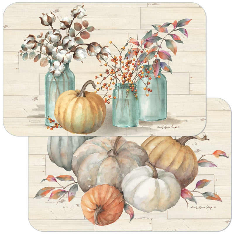 Pumpkin Time – Easy Care Rev Placemat - Shelburne Country Store