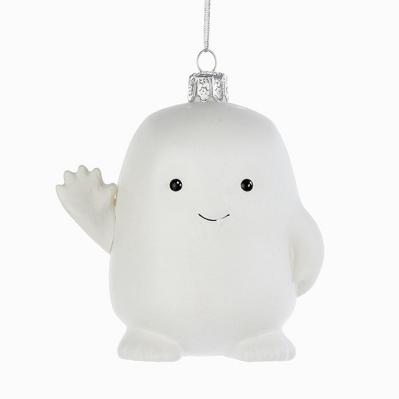 3.75 inch Dr Who Adipose Glass Ornament - Shelburne Country Store