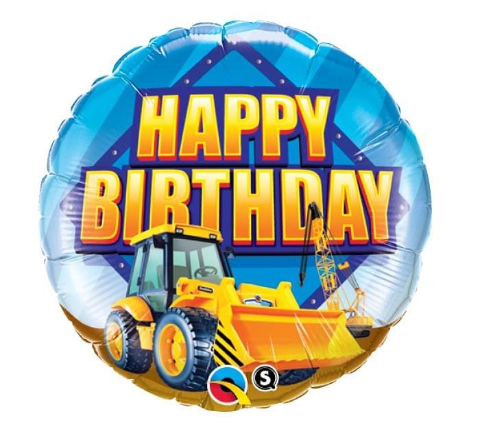 Construction Truck  Happy Birthday  Balloon - Shelburne Country Store