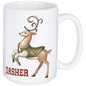 14 oz Santa's Reindeer Ceramic Mug - - Shelburne Country Store
