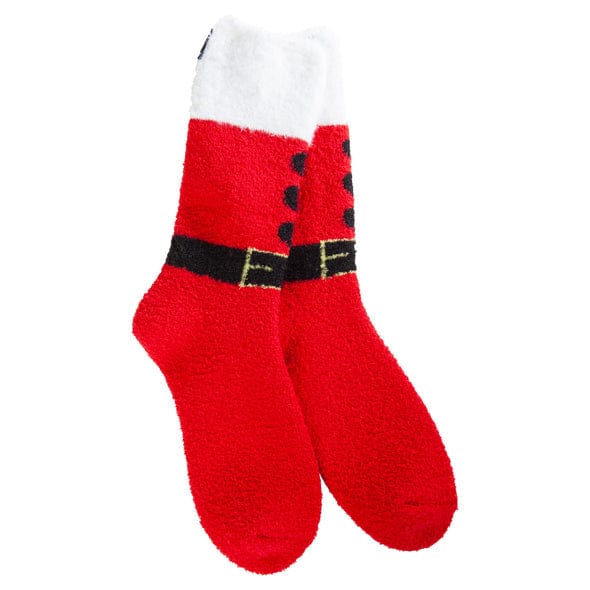 Holiday Cozy Crew Sock - Santa - Shelburne Country Store