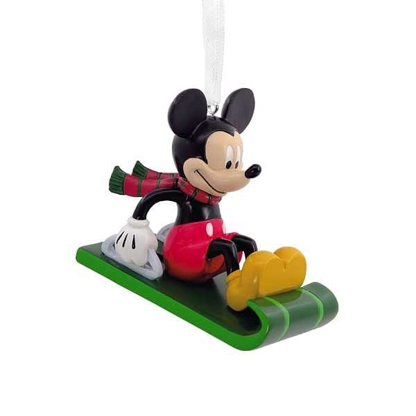 Mickey Mouse on Sled Ornament - Shelburne Country Store