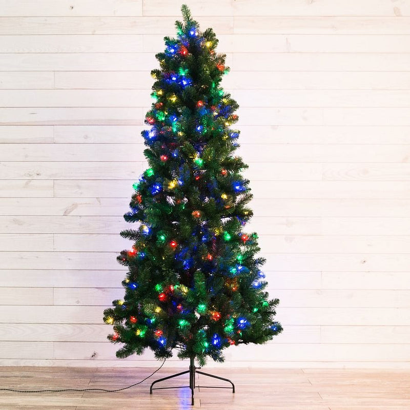 Holiday Living Pre-Lit Welch Pine Tree - 300 Color Ch - 7.5 ' - Shelburne Country Store
