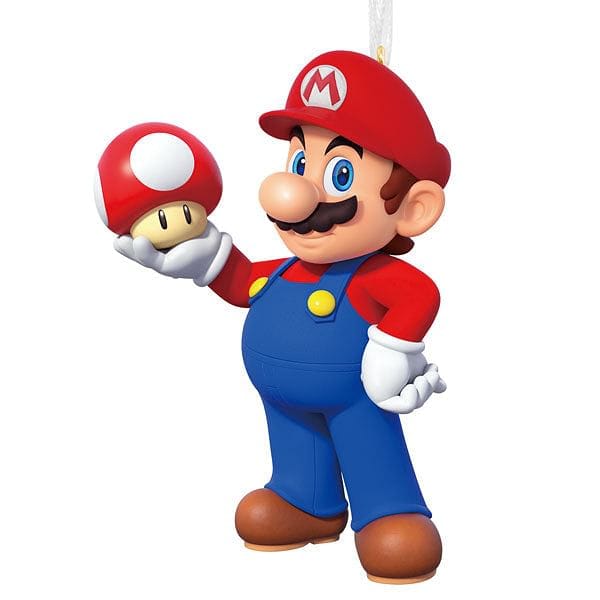 Nintendo Mario with Mushroom Ornament - Shelburne Country Store