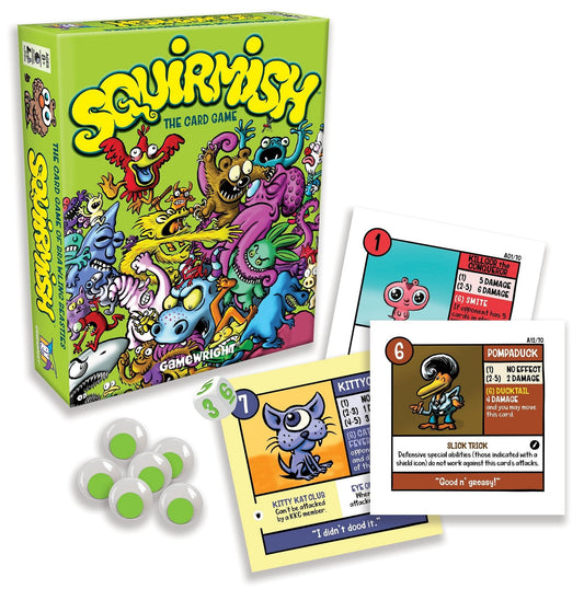 Squirmish The Card Game of Brawling Beasties - Shelburne Country Store