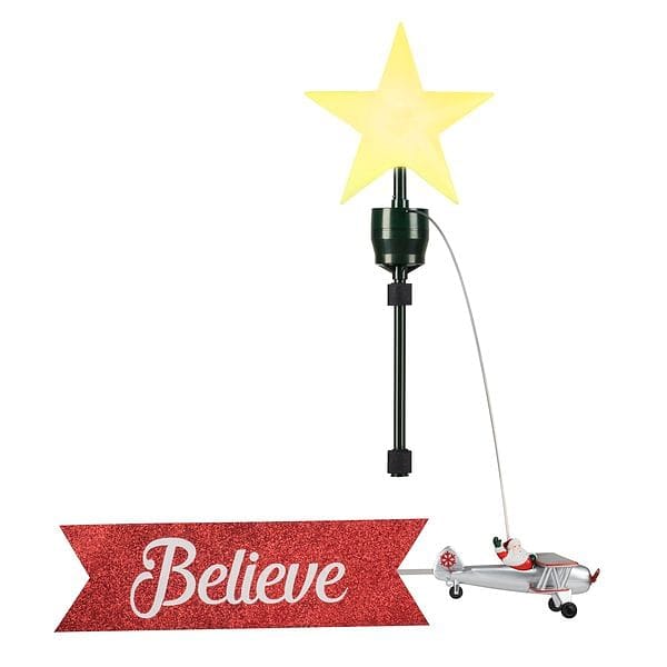 Animated Tree Topper - Biplane - Shelburne Country Store