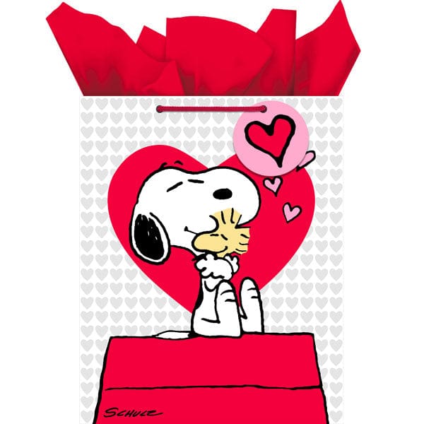 Snoopy & Woodstock Gift Bag - Large - Shelburne Country Store