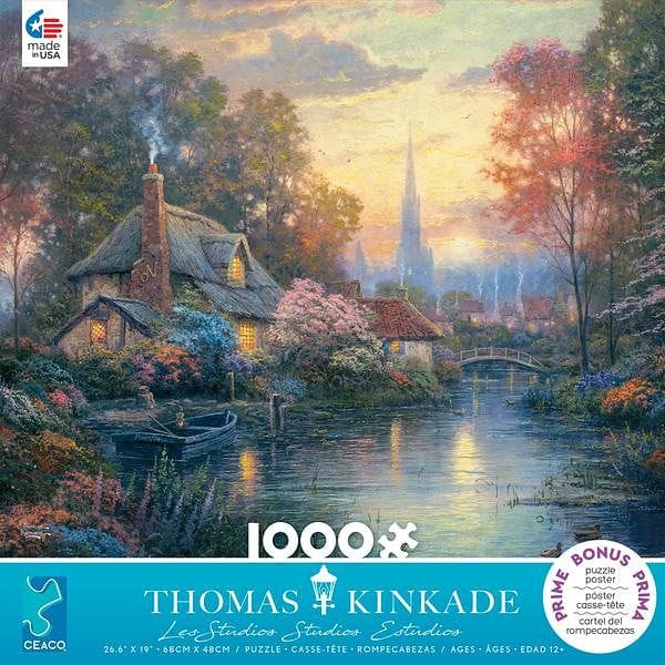 THOMAS KINKADE - NANETTE'S COTTAGE - 1000 PIECE PUZZLE - Shelburne Country Store