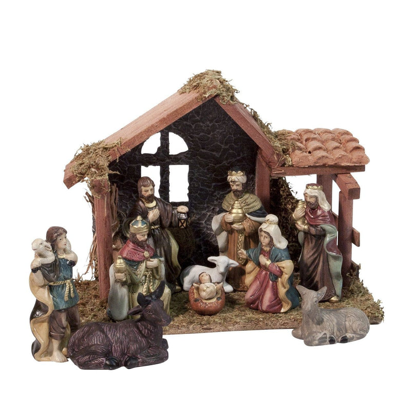 7.8 Inch Nativity Set 11 Piece - Shelburne Country Store
