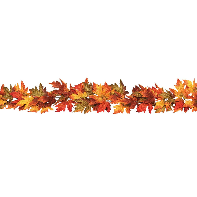 72 Inch Mixed Color Mapleleaf Garland - Shelburne Country Store