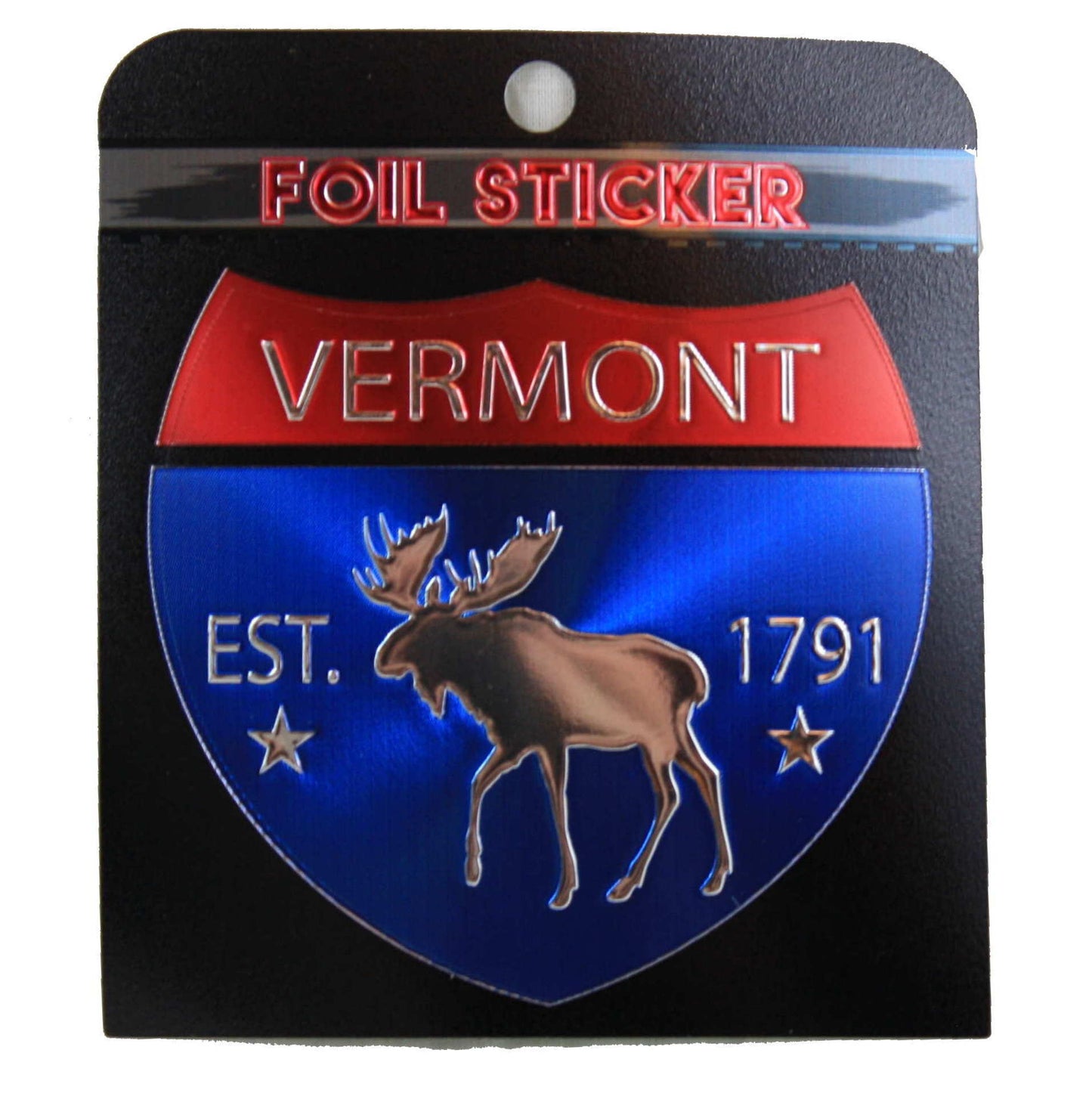 Vermont Interstate Foil Sticker - Shelburne Country Store