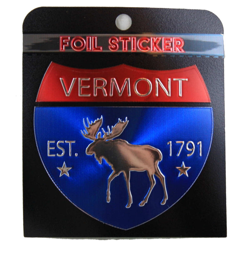 Vermont Interstate Foil Sticker - Shelburne Country Store