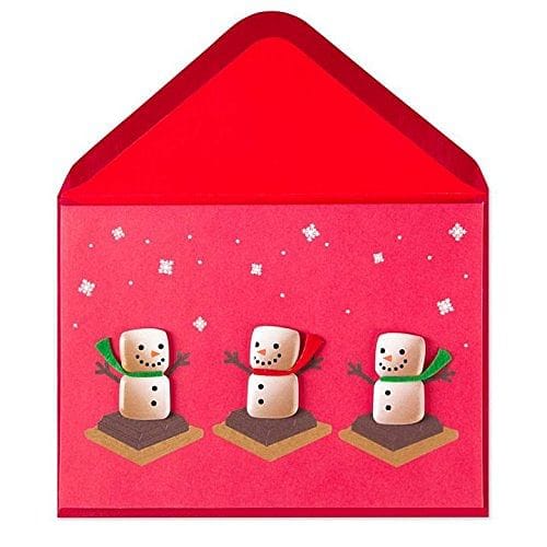 S'Mores Snowman Christmas Card - Shelburne Country Store