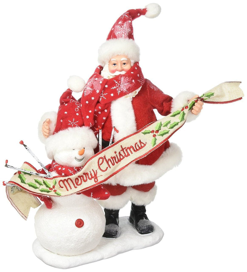Possible Dreams Santa Claus ?In The Meadow? Clothtique Christmas Figurine - Shelburne Country Store
