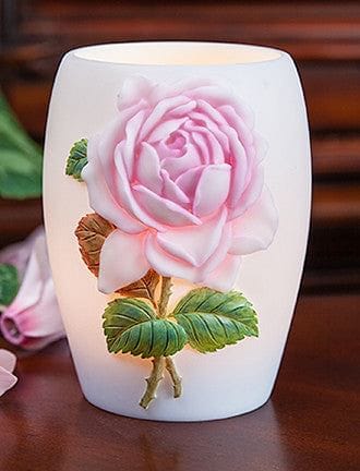 Cottage Rose Night Lamp - Shelburne Country Store