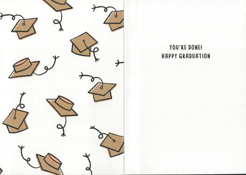 Throw your Hat in the air Graduation Card - Shelburne Country Store