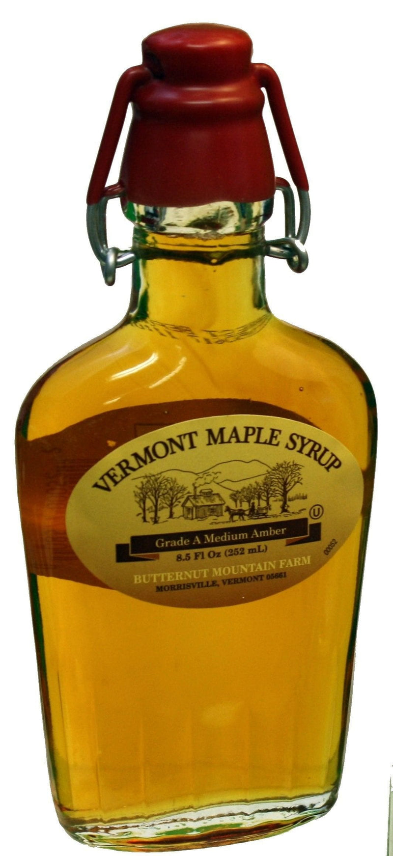 Vermont Grade A Medium Amber Maple Syrup In A Clasp Top Jar - 8.5oz - Shelburne Country Store