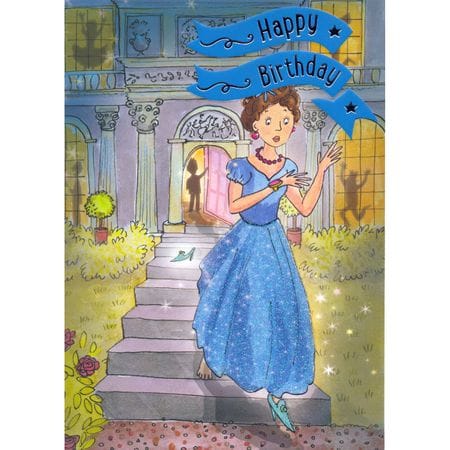 Cardoo Birthday Fairy Story Card, Cinderella - Shelburne Country Store