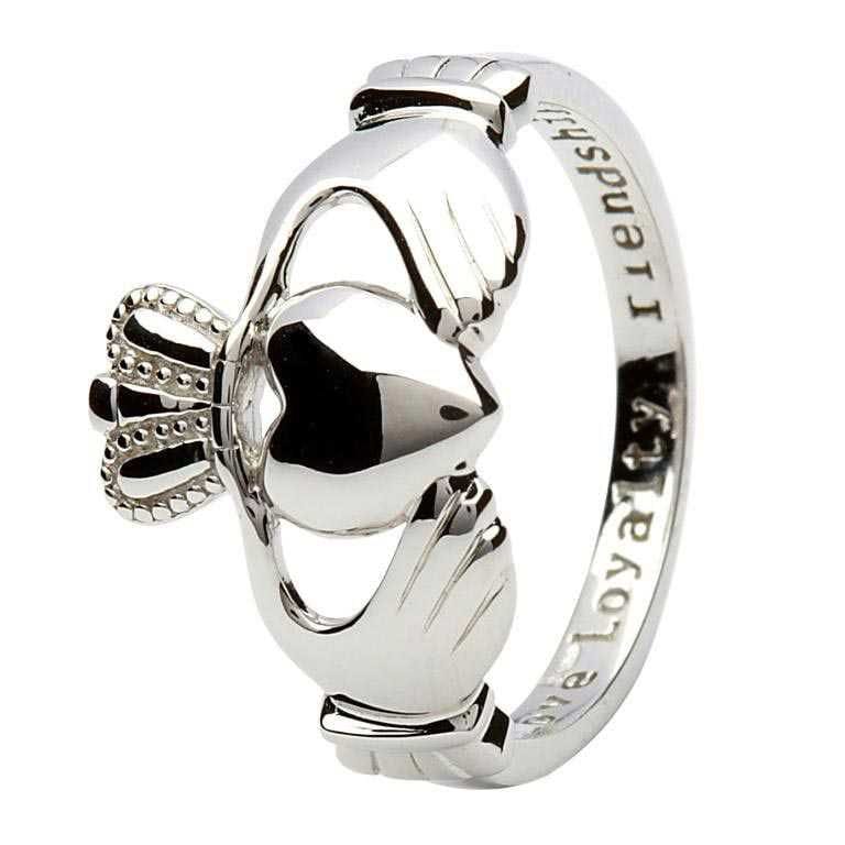 Silver Ladies Claddagh Ring - - The Country Christmas Loft