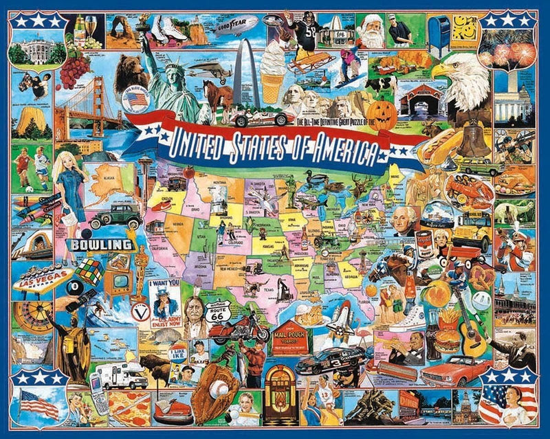 United States of America - 1000 Piece Jigsaw Puzzle - Shelburne Country Store